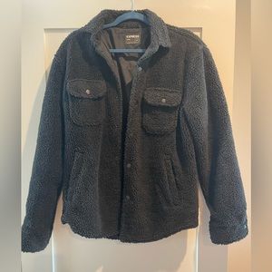 Express black Sherpa Shirt/Jacket (men’s size S)